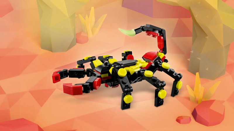 LEGO® Creator 3v1 31159 Divoká zvířata: Překvapivý pavouk