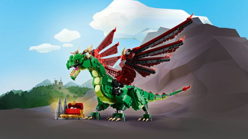 LEGO® Creator 3v1 31161 Středověký drak