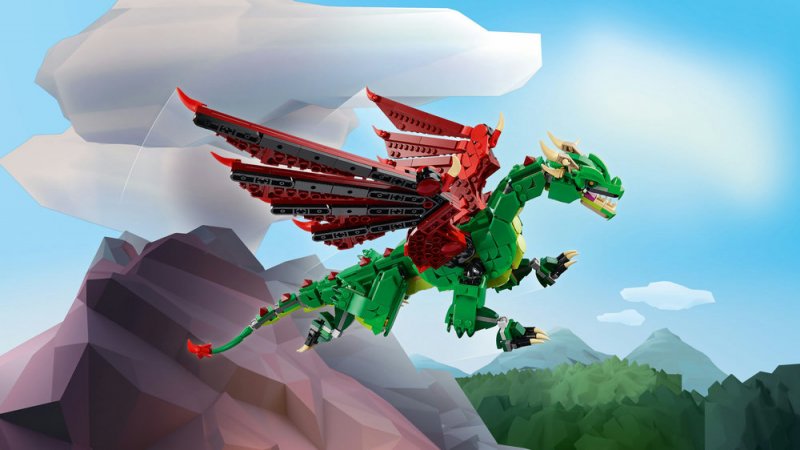 LEGO® Creator 3v1 31161 Středověký drak