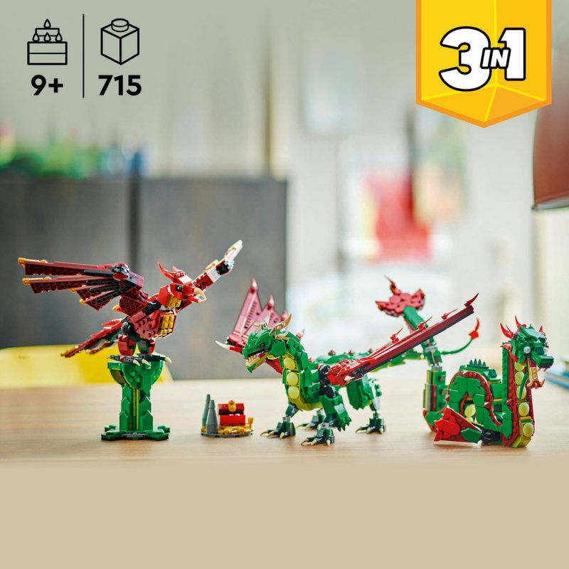 LEGO® Creator 3v1 31161 Středověký drak