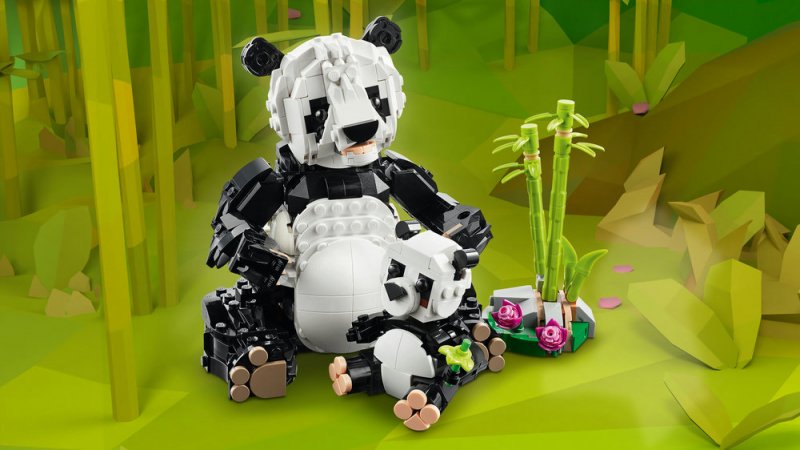 LEGO® Creator 3v1 31165 Divoká zvířata: Pandí rodinka