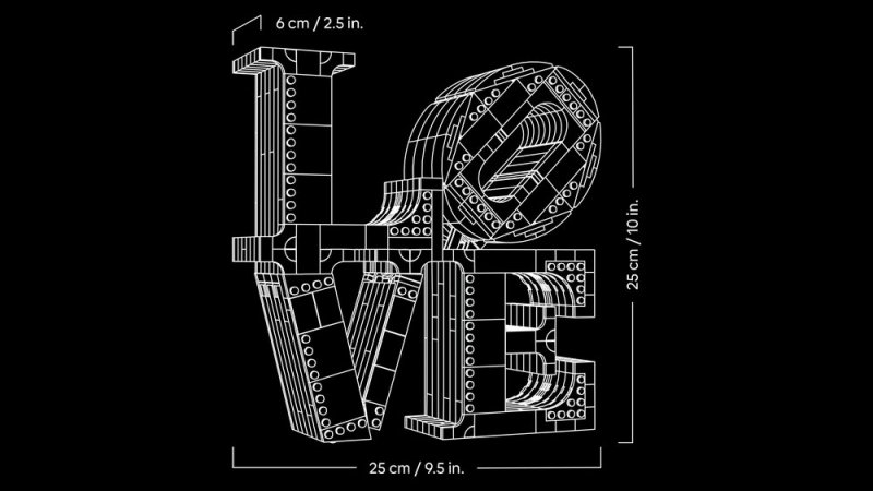 LEGO® Art 31214 LOVE