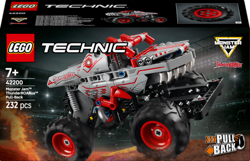 LEGO® Technic 42200 Monster Jam™ ThunderROARus™ s natahovacím motorem