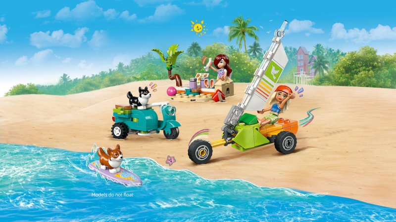 LEGO® Friends 42641 Dobrodružství se surfujícími psy a skútrem