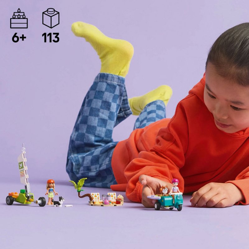 LEGO® Friends 42641 Dobrodružství se surfujícími psy a skútrem