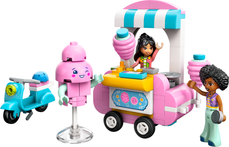 LEGO® Friends 42643 Stánek s cukrovou vatou a skútr