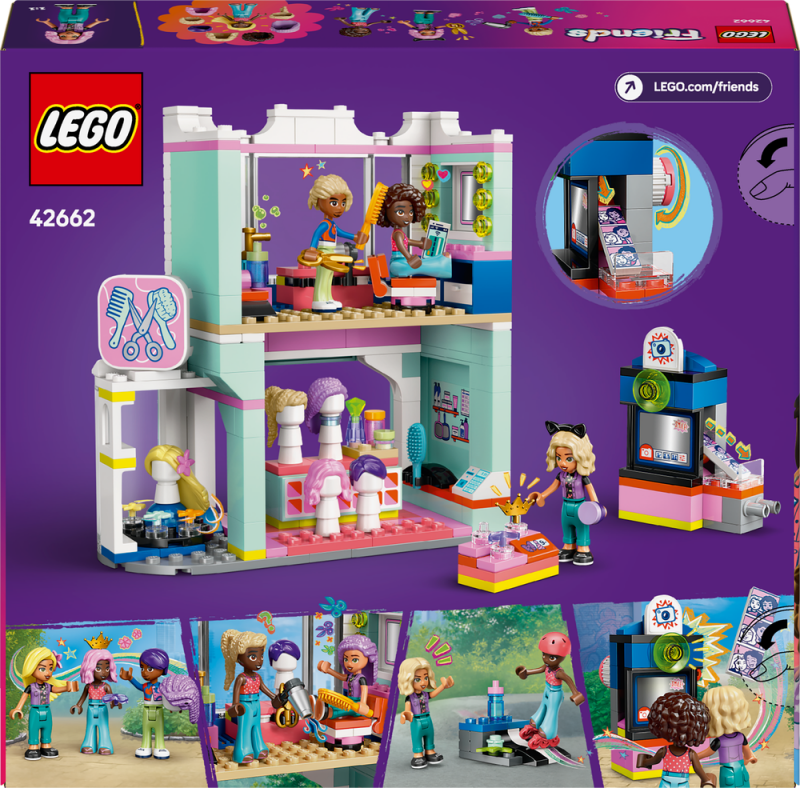 LEGO® Friends 42662 Kadeřnictví a obchod s doplňky