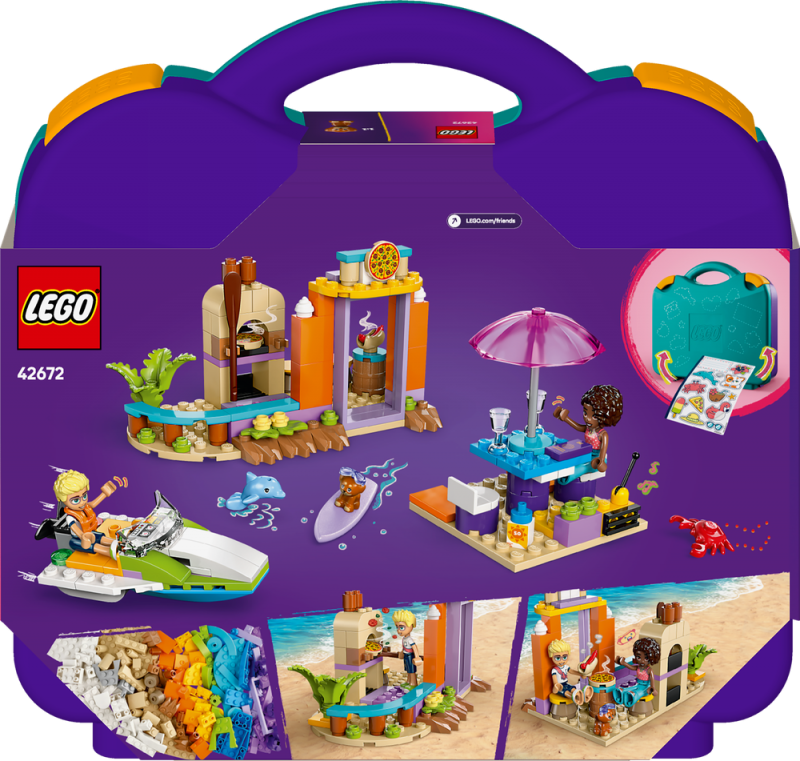 LEGO® Friends 42672 Kreativní plážový a cestovní kufřík