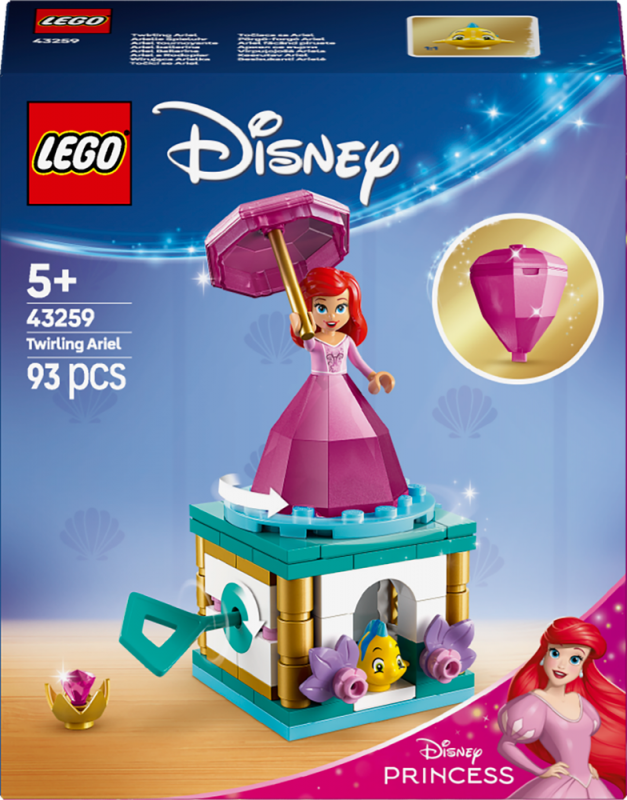 LEGO® │ Disney Princess 43259 Točící se Ariel