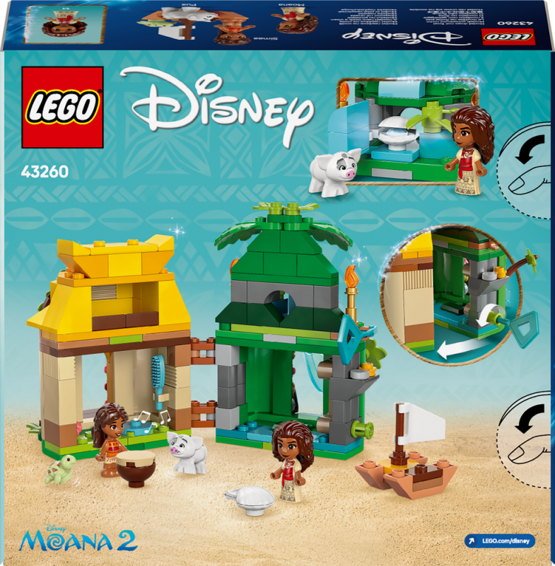 LEGO® │ Disney Princess 43260 Vaiana a zábava na ostrově