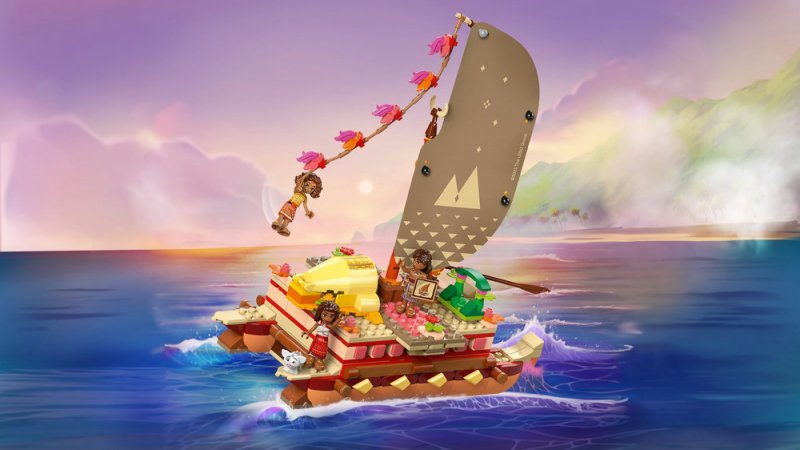 LEGO® │ Disney Princess 43270 Vaiana a dobrodružství na kánoi