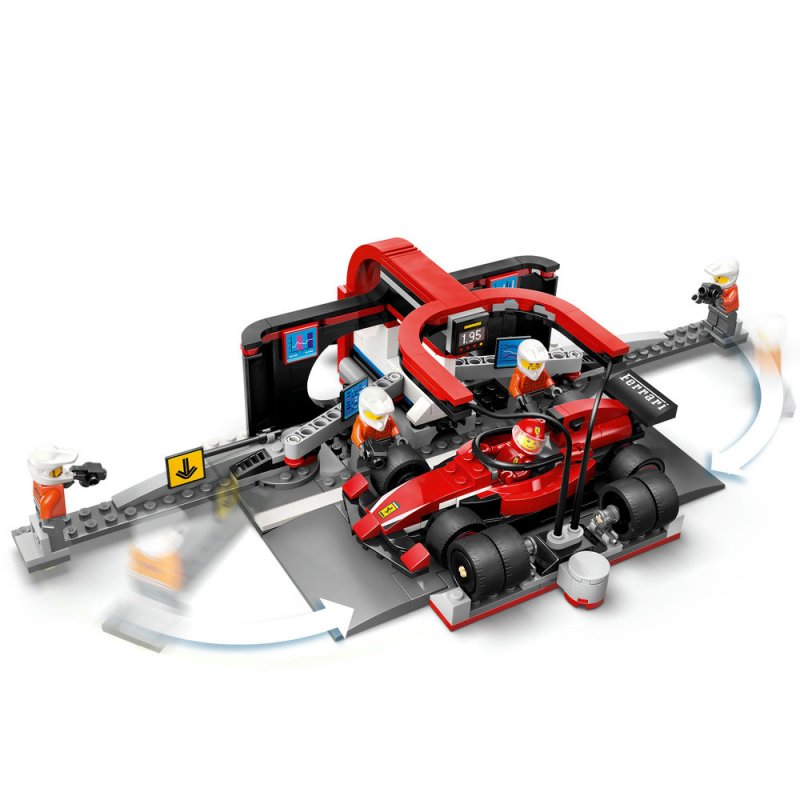 LEGO® City 60443 Zastávka v boxech F1® a personál s vozem Ferrari