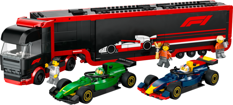 LEGO® City 60445 Kamion F1® s vozy F1® RB20 a AMR24