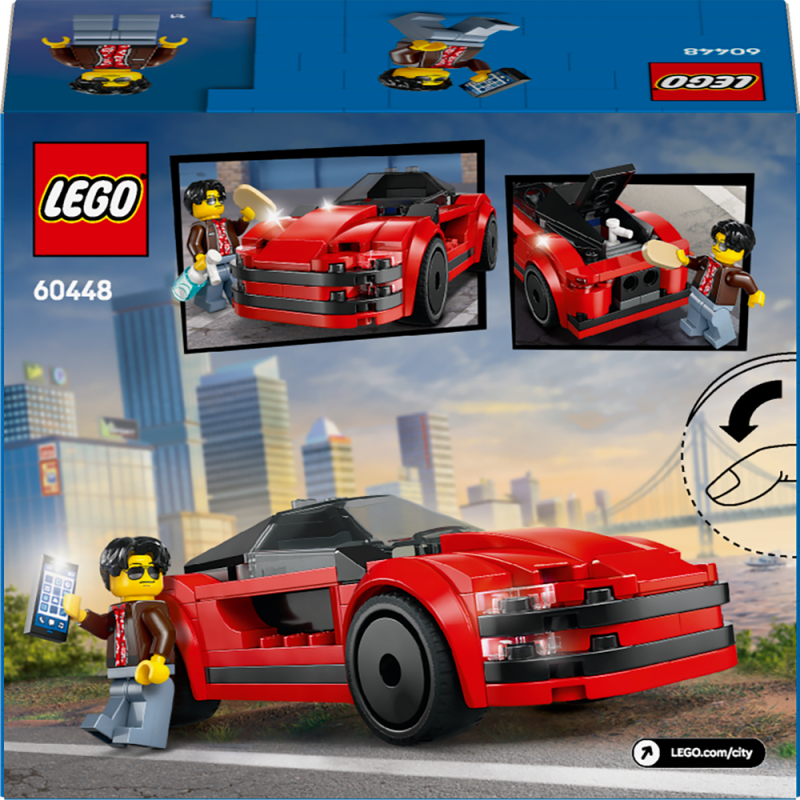 LEGO® City 60448 Červený sporťák