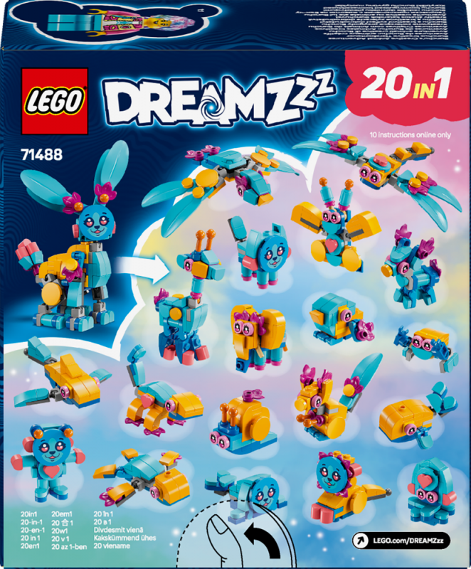 LEGO® DREAMZzz™ 71488 Bunchu a kreativní zvířecí dobrodružství