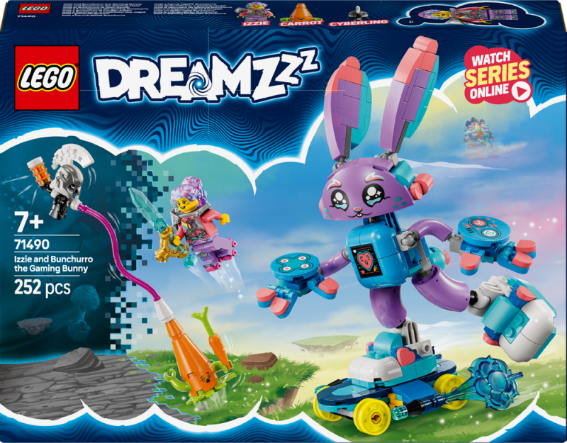 LEGO® DREAMZzz™ 71490 Izzie a herní králíček Bunchurro