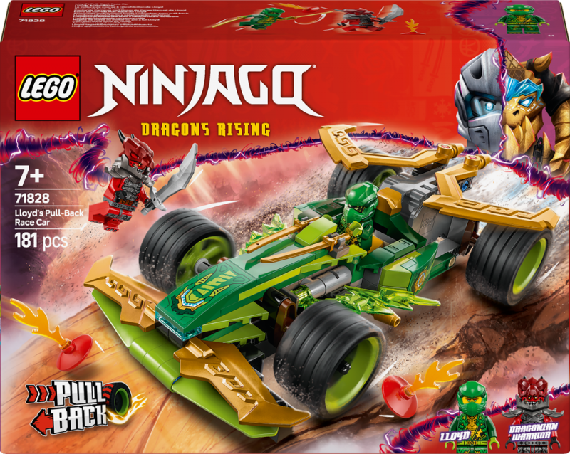 LEGO® NINJAGO® 71828 Lloydovo závodní auto s natahovacím motorem