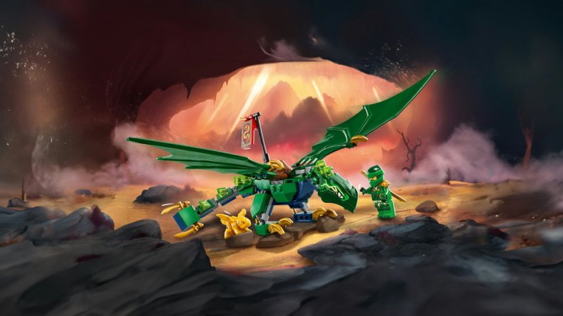 LEGO® NINJAGO® 71829 Lloydův zelený lesní drak