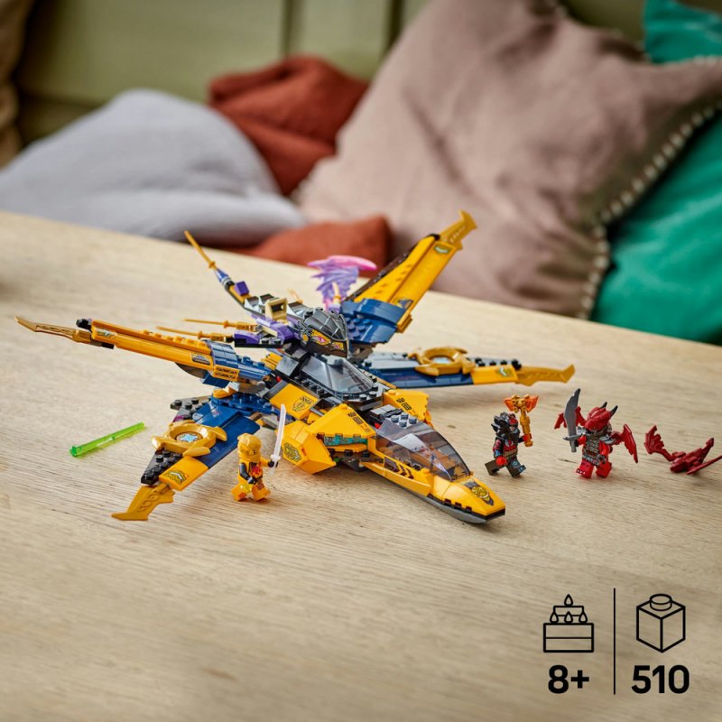 LEGO® NINJAGO® 71833 Ras, Arin a superbouřkové letadlo