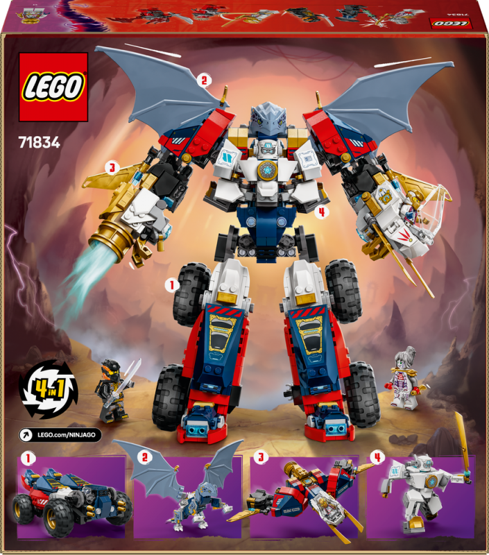 LEGO® NINJAGO® 71834 Zaneův ultrakombo robot