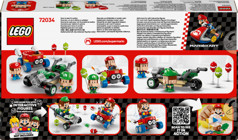 LEGO® Super Mario™ 72034 Mario Kart™ – Baby Mario vs. Baby Luigi