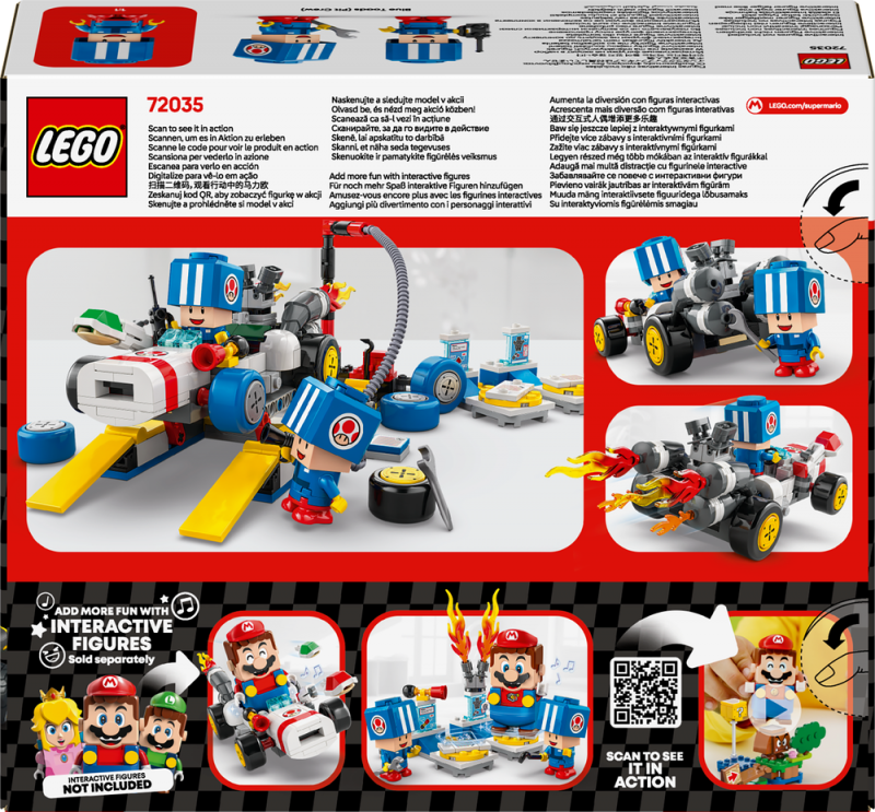 LEGO® Super Mario™ 72035 Mario Kart™ – Toad a jeho garáž