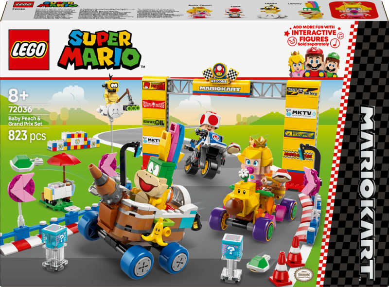 LEGO® Super Mario™ 72036 Mario Kart™ –  Baby Peach a sada Grand Prix