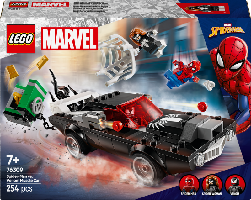 LEGO® Marvel 76309 Spider-Man vs. Venomův výkonný sporťák