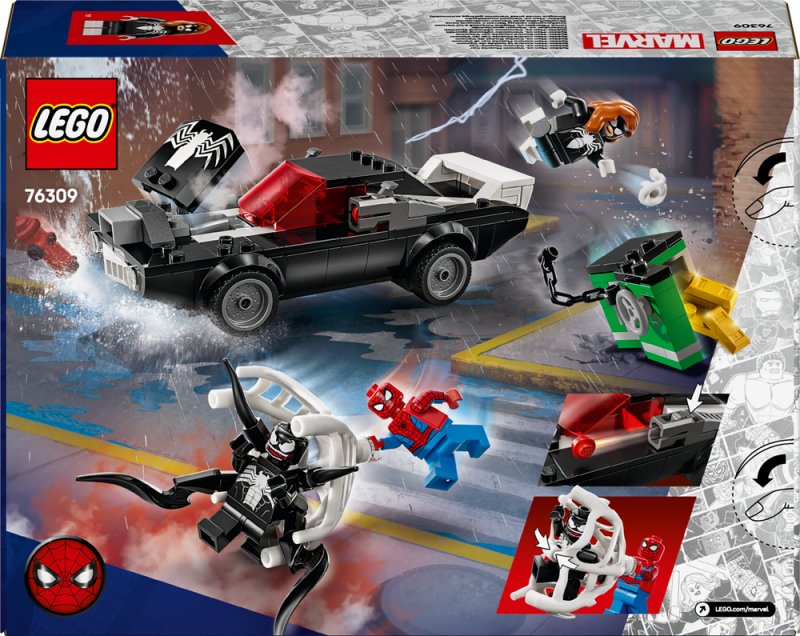 LEGO® Marvel 76309 Spider-Man vs. Venomův výkonný sporťák