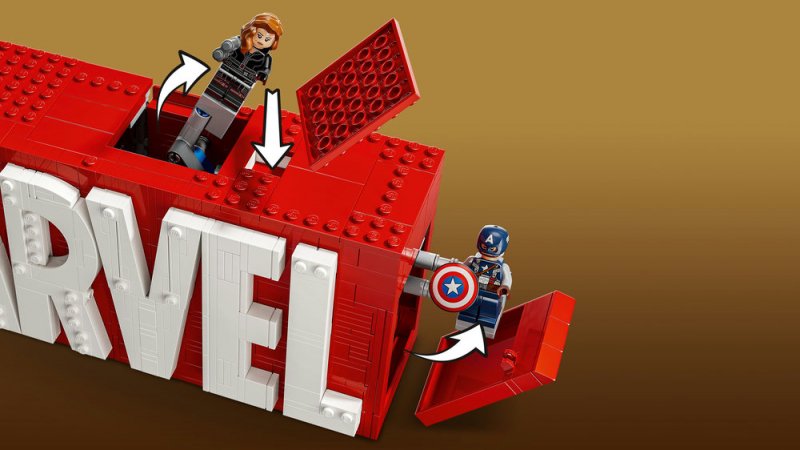 LEGO® Marvel 76313 Logo MARVEL a minifigurky