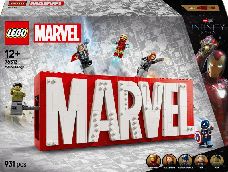 LEGO® Marvel 76313 Logo MARVEL a minifigurky