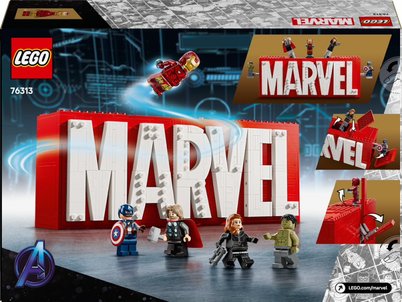 LEGO® Marvel 76313 Logo MARVEL a minifigurky