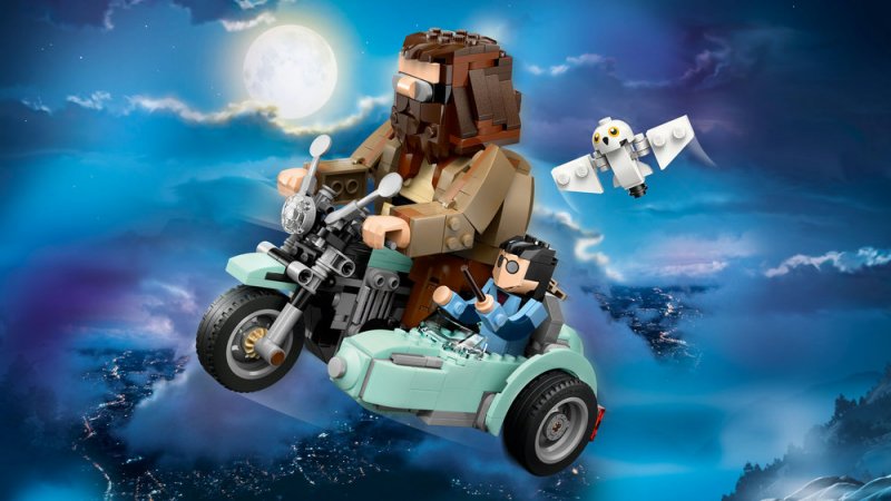 LEGO® Harry Potter™ 76443 Hagrid™ a Harry na motorce