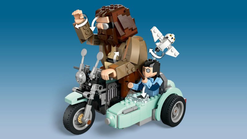 LEGO® Harry Potter™ 76443 Hagrid™ a Harry na motorce