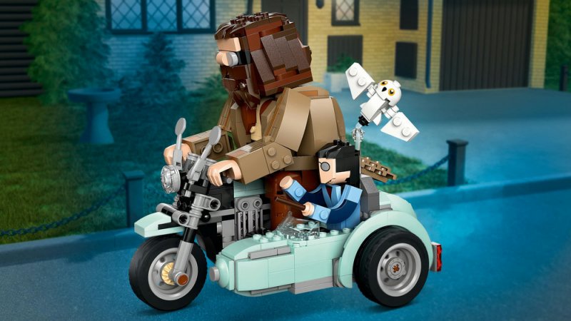 LEGO® Harry Potter™ 76443 Hagrid™ a Harry na motorce