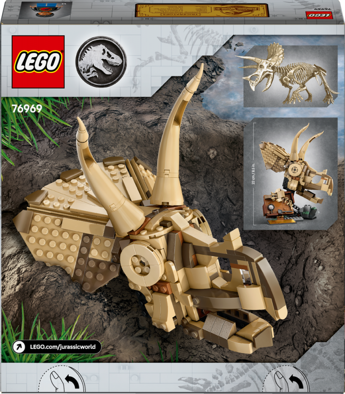 LEGO® Jurassic World  76969 Dinosauří fosilie: Lebka triceratopse