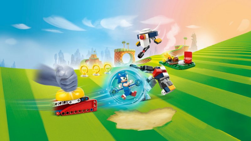 LEGO® Sonic the Hedgehog™ 77001 Sonic a souboj u táboráku