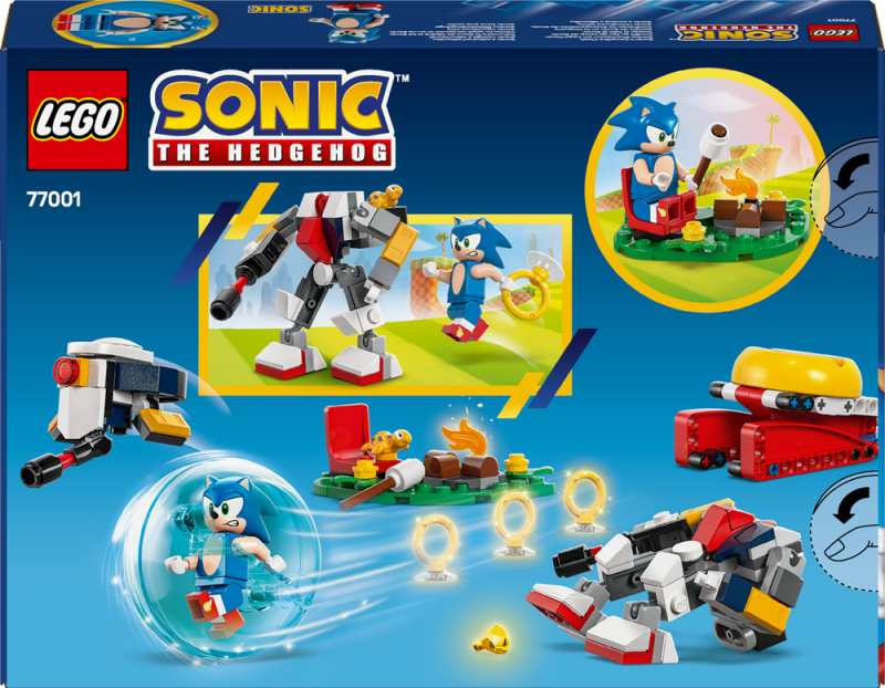 LEGO® Sonic the Hedgehog™ 77001 Sonic a souboj u táboráku