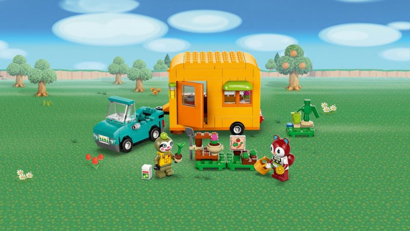 LEGO® Animal Crossing™ 77054 Leif, karavan a zahradnictví