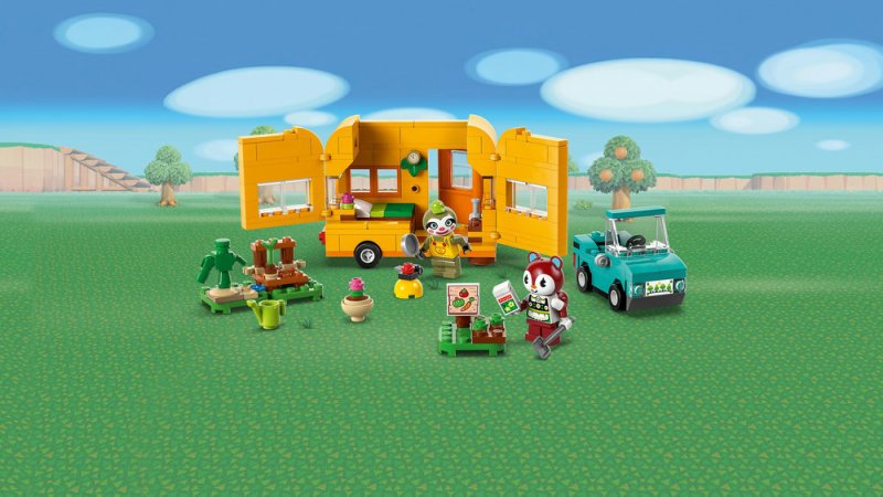 LEGO® Animal Crossing™ 77054 Leif, karavan a zahradnictví