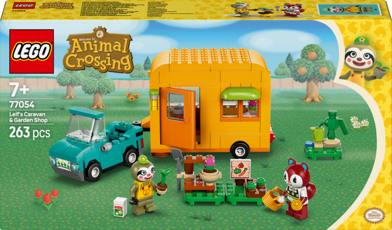 LEGO® Animal Crossing™ 77054 Leif, karavan a zahradnictví