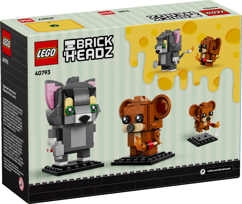 LEGO® BrickHeadz™ 40793 Figurky: Tom a Jerry