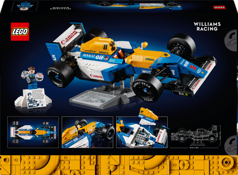 LEGO® Icons 10353 Williams Racing FW14B a Nigel Mansell