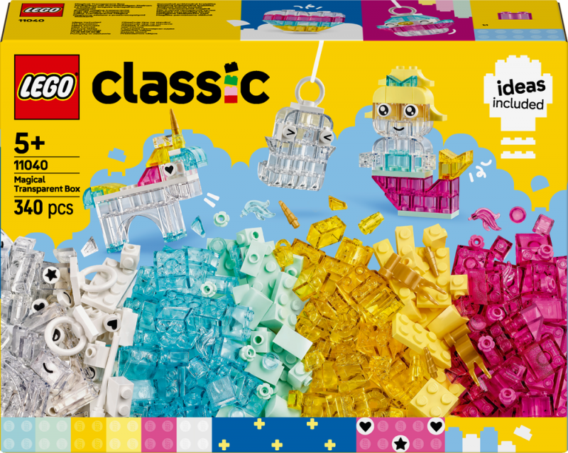 LEGO® Classic 11040 Kouzelná průhledná krabička