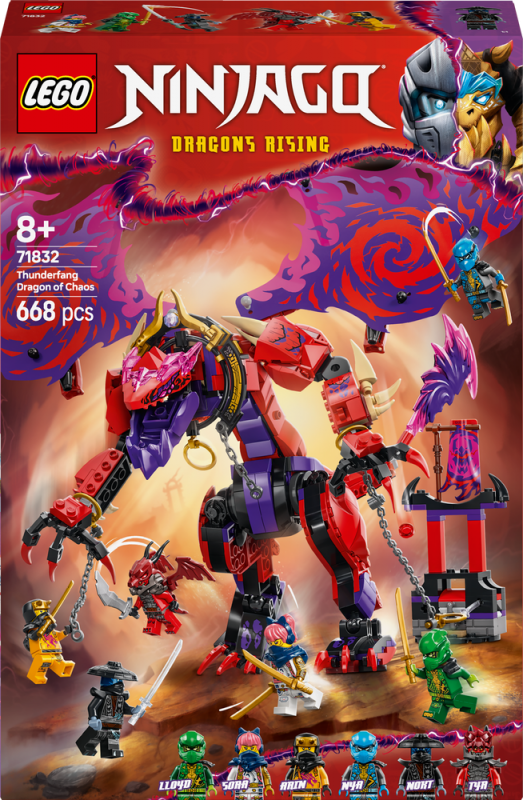 LEGO® NINJAGO® 71832 Drak chaosu Thunderfang