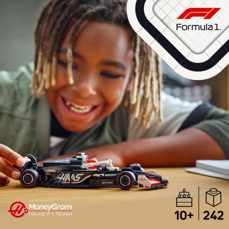 LEGO® Speed Champions 77250 Závodní auto MoneyGram Haas F1® Team VF-24