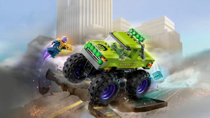 LEGO® Marvel 76312 Hulkův truck vs. Thanos