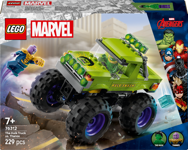 LEGO® Marvel 76312 Hulkův truck vs. Thanos