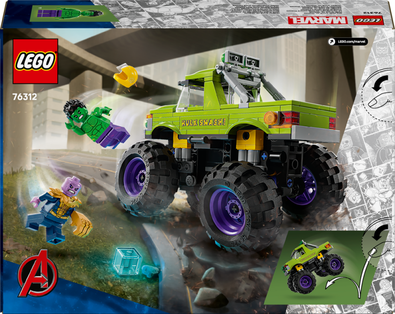 LEGO® Marvel 76312 Hulkův truck vs. Thanos