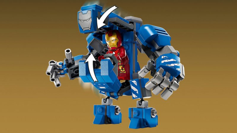 LEGO® Marvel 76315 Iron Man a jeho laboratoř: Síň brnění